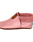 Chaussons en cuir rose Ours M CHAU M OURS ROS / 15PSSO037AHY030